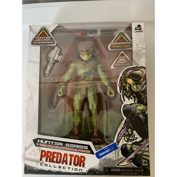 New Lanard Predator 7” Battle Action Figure 31363 Berserker, Hunter Series - Picture 2 of 7